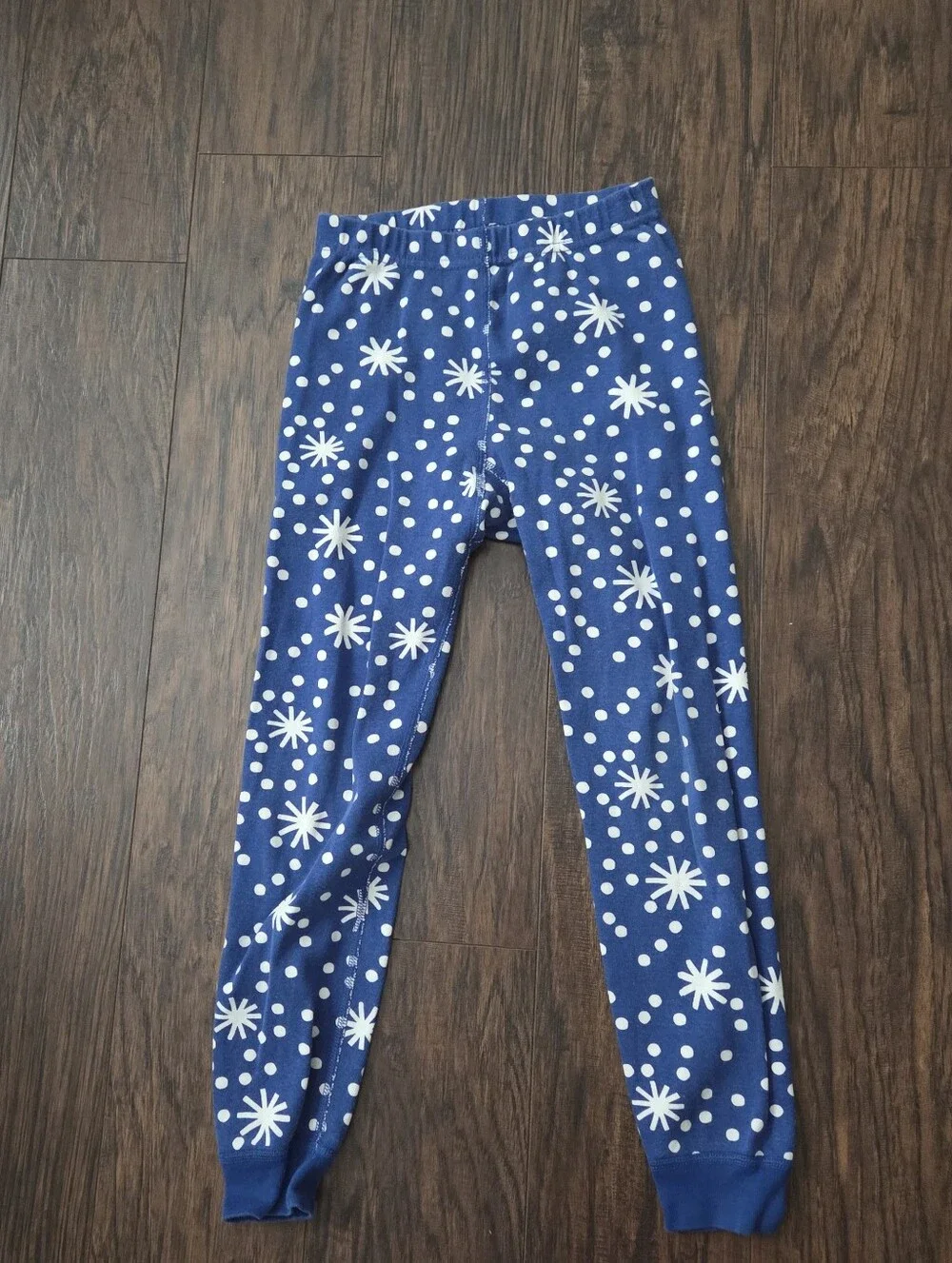 Hanna Andersson Blue Snowflake Pajama Set